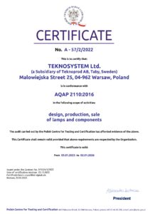 AQAP standard Teknoprod